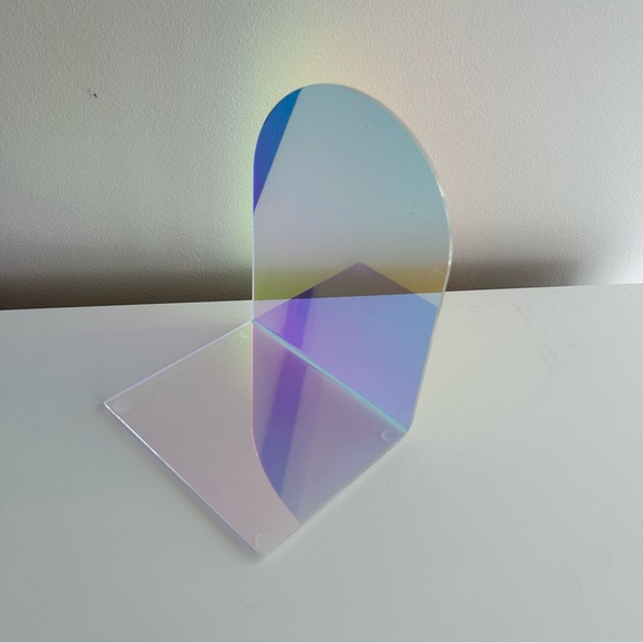 Rainbow Iridescent Acrylic Bookend - Picture 2 of 7